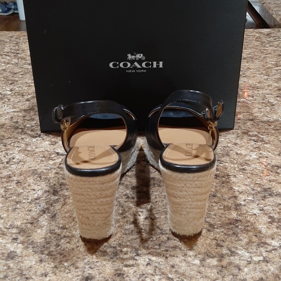 !Perfect Condition! Coach Wedges. - Picture 4 of 7